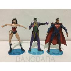 Mainan anak action figure superman,wonder woman & joker