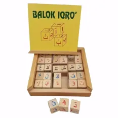 Mainan Anak Balok Iqro /VAGANZA.