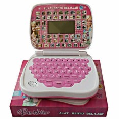 Mainan anak edukasi laptop mini + layar
