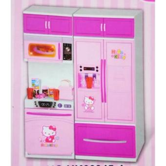  Gambar  Onlan Mainan  Dapur Anak Kitchen  Set  Koper Pink 