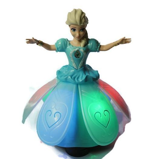 Mainan Anak Perempuan Boneka Menari Snow Dance Frozen Elsa Musik Dan Lampu