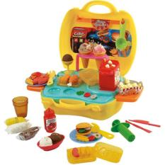 Mainan Anak Perempuan Dough Cinema Snack Bar Koper - Mainan Lilin