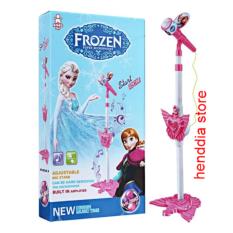Mainan Anak Perempuan Mic Karaoke Nyanyi Microphone Frozen Mp3 Asli