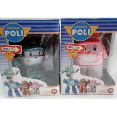 Mainan Anak Robocar Poli Hijau+Pink