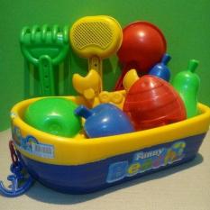 #17000470 Mainan Cetakan Pasir / Kapal Funny Beach set