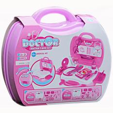 Mainan Doctor Set Anak Koper Pink Dokter - Dokteran Anak