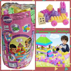 Mainan Edukasi Anak Lego Block GoldKids Isi 330 PCS