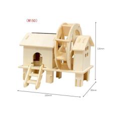 Mainan Edukasi Kincir Lumbung W150 Solar Power Kit Toy Toys Rakitan - D3c3ed - Original Asli