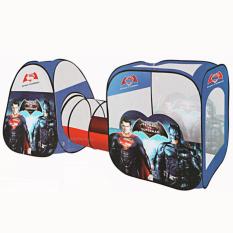 Mainan Edukatif Anak TENDA TEROWONGAN BATMAN V SUPERMAN , TENDA ANAK MANDI BOLA