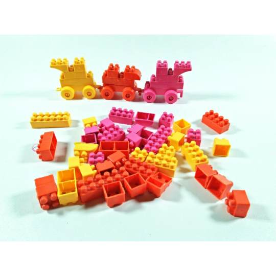 Jual Mainan Edukatif Susun Block Brick Mini - Toys 