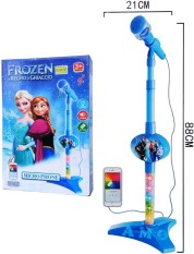 Mainan Microphone Frozen warna Biru