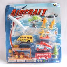 Mainan Miniatur Bandara Anak / Aircraft - Air Combat Simulator / Airport Miniature Murah