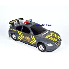 Mainan Mobil Polisi Jalan Raya, Bump & Go ada Suara Sirine dan Lampu