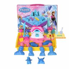 Mainan Pasir Ajaib Kinetik Play Model Magic Cosmic Sand FROZEN dengan Beauty Fairy dan Rumah Hello Kitty