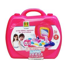 MAINAN PERALATAN SALON DRESSING TABLE SUITCASE PLAYSET KOPER