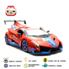 Mainan Mobil Remote Control RC Orange Sports Rally Car