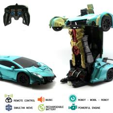 Mainan Remote Control RC Robot Transformer Metalic