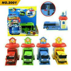 Mainan Tayo Bus Garasi Pull and Go Mainan Kendaraan Anak