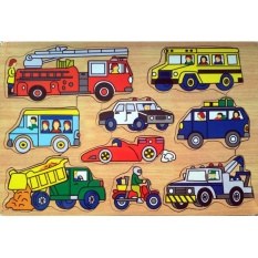 Malva Kayla Toys Puzzle Kayu Aneka Mobil