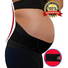 Maternity Sabuk Dukungan untuk Punggung, Panggul, Pinggul, Perut, sciatica Rasa Sakit Pereda 2nd-3rd Trimester Dapat Disesuaikan Penjepit Kehamilan Perut Tali-Nyaman Korset untuk Berlari, Berjalan, duduk (Hitam)-Internasional