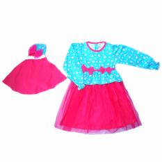 Mi angel Gamis Korea - Dress Muslim Ala Korea Untuk Bayi dan Anak - Dress Bayi Dress Muslim Dress Anak Baju Muslim Gamis Bayi