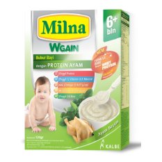 Milna Bubur Bayi WGAIN 6 BL Ayam Bayam 120 G