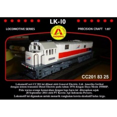 Miniatur Kereta api Lokomotif Lk-10 CC 201 83 25
