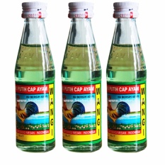 Delin Store - Minyak Kayu Putih Cap Ayam Khas Medan 40ml 3 Botol