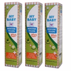 Minyak Telon My Baby 90 ml - Isi 3 Botol
