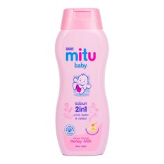 MITU BABY BATH MILK 2 IN 1 BOTTLE 200 ML