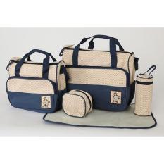 model tas bayi terbaru tas bayi multifungsi model tas baby keperluan bayi model tas untuk perlengkapan bayi tas balita tas bayi terbaru tas buat perlengkapan bayi Tas Bayi Navy 5 IN 1