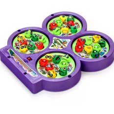 MOMO Fishing Game Small 4 Kolam - Mainan Pancingan Ikan