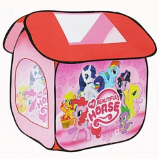 MOMO Toys Mainan Tenda Rumah Ukuran 112x102x114cm SG7009MZ - Mainan Tenda Little Pony
