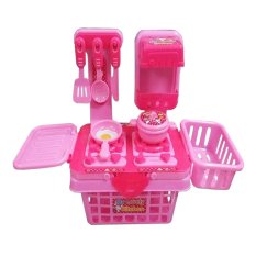MOMO Toys My Lovely Kitchen Set 901K Pink - Mainan Masak Masakan