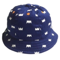 New Cute Musim Semi Musim Gugur Cotton Kids Boy Girl Baby Sun Hat Cap Outdoor Bucket Hat-Intl