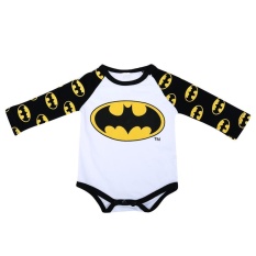 Baru Lahir Bayi Baju Monyet Kartun Dicetak Lengan Panjang Bayi Lucu Remaja Lelaki Perempuan-Intl