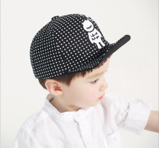 Terbaru Musim Panas Bayi Hat Cap Anak Bayi Bayi Topi untuk Anak Laki-laki dan Perempuan-hitam