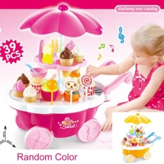 Newworldmall Baru Hadiah Mainan Lucu Es Krim Cart Vending Mesin Musik Elektronik Learning Educational Roleplay-Internasional
