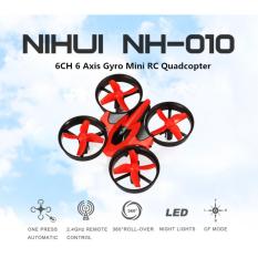Nihui NH-010 Mini Drone Quadcopter Lincah tanpa Kamera untuk Pemula Warna Merah-Hitam