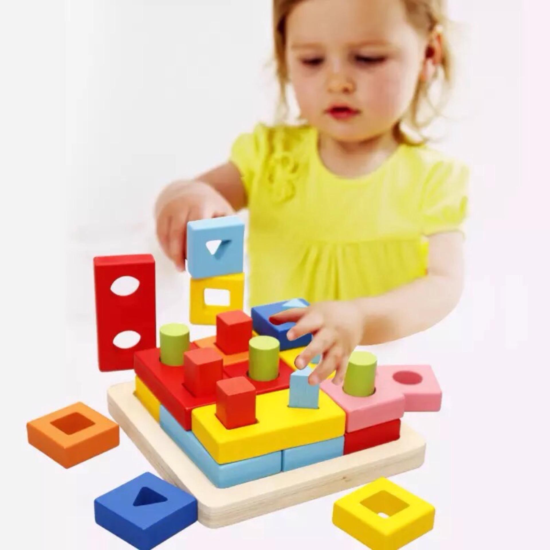 Nixnox Mainan Edukasi Anak Matching Shapes