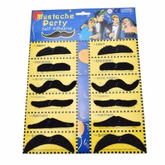 Novelty Fake Kumis Novelty dan Toy Kumis untuk Anak-anak dan Remaja Hitam-Intl