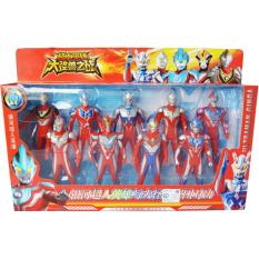 OBRAL MURAH Figure Set Ultraman 9 Pcs - Mainan Ultraman Ginga