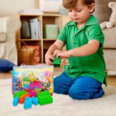 Ocean Toy Creatif Block Tas Isi 163 Pcs Mainan Edukasi Anak OCT9209 - Multicolor
