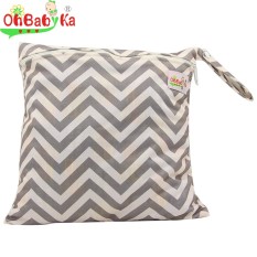 Ohbabyka Bebé Cremallera Basah Bolsa Solo Bolsillo Lavable En Seco Bolsas Para Colgantes Húmedo Y Seco Pañal De Tela Pañal de Tela Cubre Bolsas-Internasional
