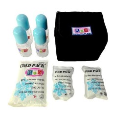 Paket Cooler Bag RBS With 4 Glass Bottle Hitam