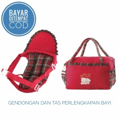 PAKET HEMAT : Gendongan Bayi dan Tas Perlengkapan Bayi