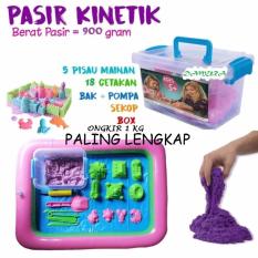 Paket Pasir Kinetik 900 Gram + Aksesoris - Kinetic Play Sand Mainan Edukasi