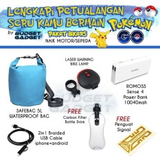 Paket Pokemon Go Bikers (Naik Motor/Sepeda) By Budget Gadget