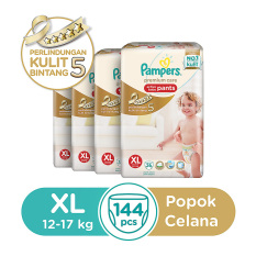 Pampers Popok Celana Size XL 4x36 Premium Care - Popok Bayi