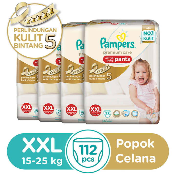 Pampers Popok Celana Size XXL 4x28 Premium Care - Popok